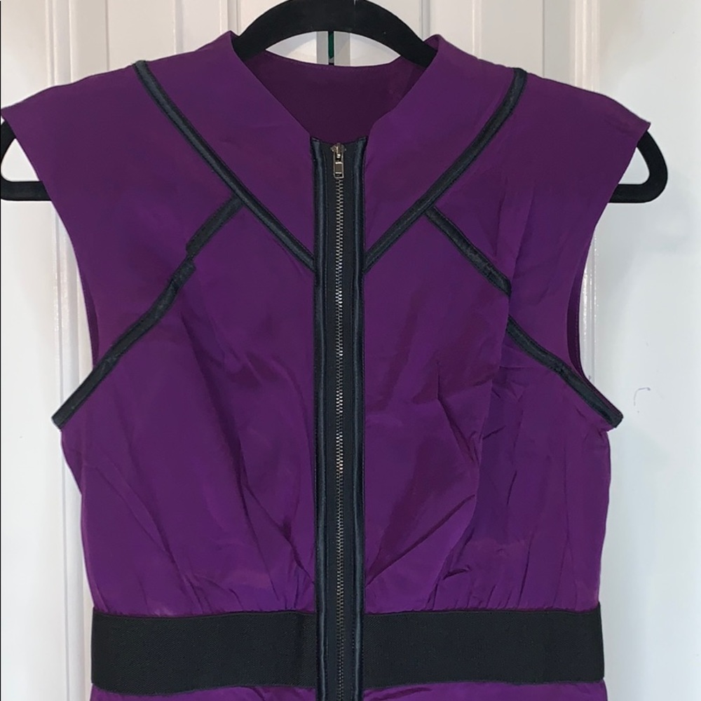 Bebe Purple and Black dress